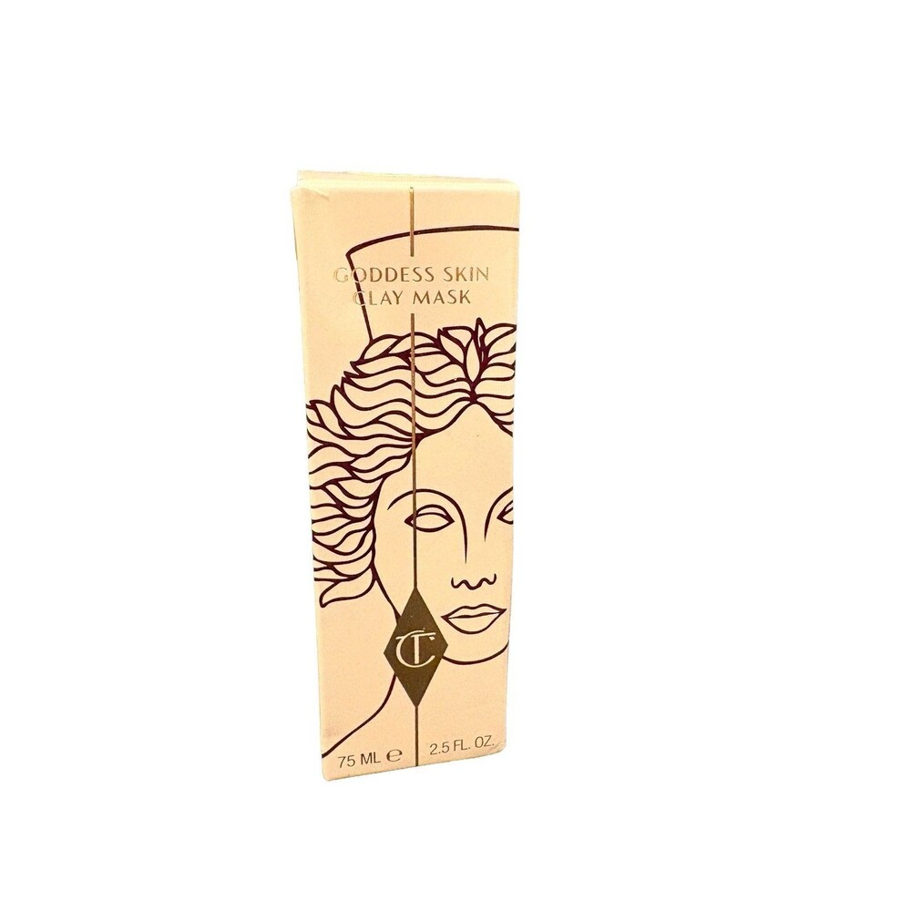 Charlotte Tilbury Goddess Skin Clay Mask -Full Size 2.5 fl. oz/75 ml -NEW In BOX